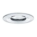 Paulmann 1er-Set Outdoor LED Einbau-Downlight NOVA PLUS COIN, IP65, rund, Ø 7.8cm, 6W 2700K 470lm 120°, dimmbar, starr, Chrom