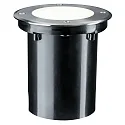 Paulmann PLUG & SHINE Boden-Einbauleuchte FLOOR, IP67, 24V, 6W, schwenkbar, Silber, 3000K 609lm, schwenkbar 20°