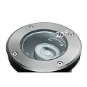 PLUG & SHINE Boden-Einbauleuchte FLOOR, IP67, 24V, 6W, schwenkbar, Silber