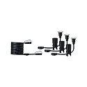 Paulmann Plug&Shine 3er-Set Bodeneinbauleuchte Floor Mini IP65 3x2,5W 55mm Silber