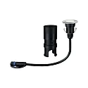 PLUG & SHINE Boden-Einbauleuchte FLOOR MINI, IP65, 55mm, Ø 5.5cm, 3x 2.5W 3000K, Silber