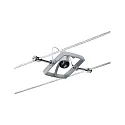 Seilsystem MAC II, mit 7 Spots, 230/12V, 7x GU5.3 max. 10W