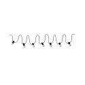 Paulmann PLUG & SHINE Lichterkette, IP44, mit 7 Brennstellen, 24V, 7x 0.2W 3000K