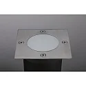 Paulmann floor recessed luminaire LED PLUG&SHINE FLOOR square IP65, stainless steel dimmable