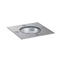 Paulmann floor recessed luminaire LED PLUG&SHINE FLOOR square IP65, stainless steel dimmable