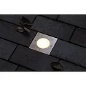Paulmann floor recessed luminaire LED PLUG&SHINE FLOOR square IP65, stainless steel dimmable