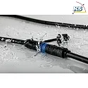 Paulmann LED Erdspieß-Bodenstrahler PLUG & SHINE PIKE, 24V, 3.5W 3000K 240lm 45°, dimmbar, Anthrazit / Chrom