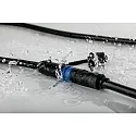 Paulmann LED Erdspieß-Bodenstrahler PLUG & SHINE PIKE, 24V, 3.5W 3000K 240lm 45°, dimmbar, Anthrazit / Chrom