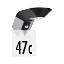 Paulmann solar wall luminaire SOLEY with motion detector IP44, anthracite 