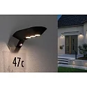 Paulmann solar wall luminaire SOLEY with motion detector IP44, anthracite 