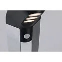 Paulmann solar floor lamp SOLEY with motion detector IP44, anthracite 