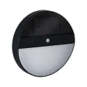 Paulmann LED Solar-Wandleuchte ELOIS mit Bewegungssensor IP44, 1W 3000K 50lm, inkl. Akku, Anthrazit