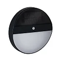 Paulmann LED Solar-Wandleuchte ELOIS mit Bewegungssensor IP44, 1W 3000K 50lm, inkl. Akku, Anthrazit