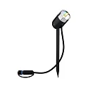 PLUG & SHINE ZigBee LED Spot PIKE, IP44, 24V, 4.5W RGB/W 330lm 40°, dimmbar, Anthrazit