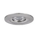Paulmann LED Einbauleuchte NOVA MINI mit Modul COIN, IP44, starr, 4W 2700K 310lm, Eisen gebürstet