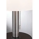 Paulmann LED Solar-Tischleuchte LILLESOL, IP44, 0.8W 3000K 45lm, 3-stufig dimmbar, Edelstahl / Satin