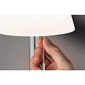 Paulmann LED Solar-Tischleuchte LILLESOL, IP44, 0.8W 3000K 45lm, 3-stufig dimmbar, Edelstahl / Satin