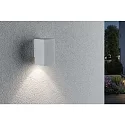 LED Außenwandleuchte FLAME, IP44, Up or Down, 1-flammig, 230V, schaltbar, Aluminium, 5.2W 3000K 320lm 75°, weiß