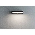 Paulmann outdoor wall luminaire RONEA LED with motion detector IP44, dark grey 