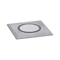 Paulmann Outdoor LED Boden-Einbauleuchte HOUSE, IP65, 5 x 5cm, mit Licht-Ring, 230V, 2W 3000K 20lm 120°, begehbar, Edelstahl gebürstet
