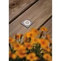 Paulmann Outdoor LED Boden-Einbauleuchte HOUSE, IP65, 5 x 5cm, mit Licht-Ring, 230V, 2W 3000K 20lm 120°, begehbar, Edelstahl gebürstet