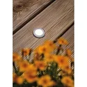Paulmann Outdoor LED Boden-Einbauleuchte HOUSE, IP65, Ø 5cm, mit Licht-Punkt, 230V, begehbar, Edelstahl gebürstet, 2W 3000K 60lm 120°
