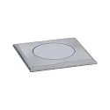 Paulmann Outdoor LED Boden-Einbauleuchte HOUSE, IP65, 5 x 5 cm, mit Licht-Punkt, 230V, 2W 3000K 20lm 120°, begehbar, Edelstahl