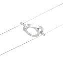 Paulmann wire luminaire ROUNDMAC LED, chrome, chrome matt 
