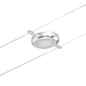 Paulmann wire luminaire ROUNDMAC LED, chrome, chrome matt 