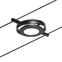 Paulmann wire system ROUNDMAC LED 5-fold, chrome, black matt 
