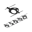 Paulmann wire system ROUNDMAC LED 5-fold, chrome, black matt 
