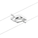 Paulmann wire luminaire MACLED, chrome, white matt 