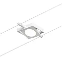 Paulmann wire luminaire MACLED, chrome, white matt 