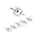 Paulmann wire system MAC II 5-fold GU5,3, chrome matt 