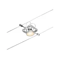 Paulmann Seilsystem-Einzelspot MAC II, 12V DC, GU5.3 max. 10W, Kunststoff / Metall, Chrom matt / Chrom