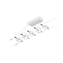 Paulmann wire system MAC II 5-fold GU5,3, chrome, white matt 