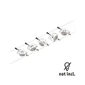 Paulmann wire system MAC II 5-fold GU5,3, chrome, white matt 