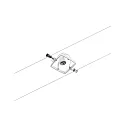Paulmann wire system MAC II 5-fold GU5,3, chrome, white matt 
