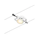 Paulmann wire luminaire MAC II GU5,3, chrome, white matt 