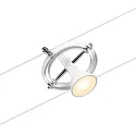 Paulmann wire system CARDAN 5-fold GU5,3, chrome, white matt 