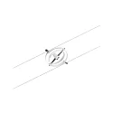 Paulmann wire system CARDAN 5-fold GU5,3, chrome, white matt 