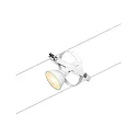 Paulmann wire luminaire CARDAN GU5,3, chrome, white matt 