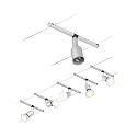 Paulmann wire system SALT 5-fold GU5,3, chrome matt 