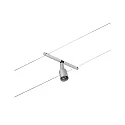 Paulmann Seilsystem-Einzelspot SALT, 12V DC, GU5.3 max. 10W, Kunststoff / Metall, Chrom matt / Chrom