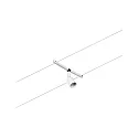 Paulmann Seilsystem-Einzelspot SALT, 12V DC, GU5.3 max. 10W, Kunststoff / Metall, Weiß matt / Chrom