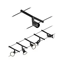 Paulmann wire system SALT 5-fold GU5,3, chrome, black matt 