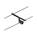 Paulmann Seilsystem-Einzelspot SALT, 12V DC, GU5.3 max. 10W, Kunststoff / Metall, Schwarz matt / Chrom
