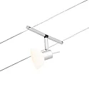 Paulmann Seilsystem-Basisset SHEELA, 5-fach, 12V, 5x GU5.3 max. 10W, inkl. Trafo 60VA, Kunststoff / Metall, Chrom matt / Chrom