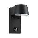 Paulmann LED Außenwandleuchte CAPEA, mit Bewegungsmelder, IP44, 230V, 5W 3000K 500lm 98°, Aluminium, Grau