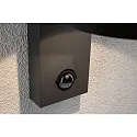 Paulmann LED Außenwandleuchte CAPEA, mit Bewegungsmelder, IP44, 230V, 5W 3000K 500lm 98°, Aluminium, Grau